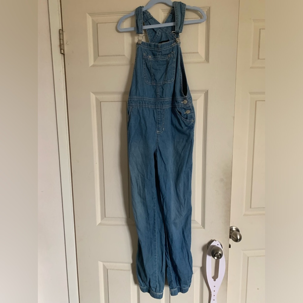 Jordache denim overalls, kids’ large (10-12)